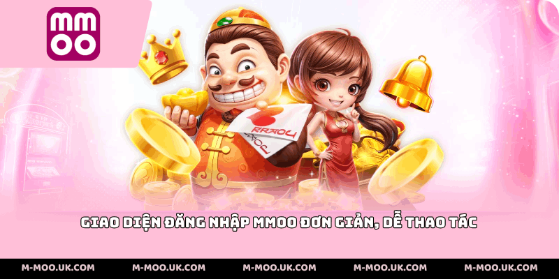 Giao diện đăng nhập MMOO đơn giản, dễ thao tác