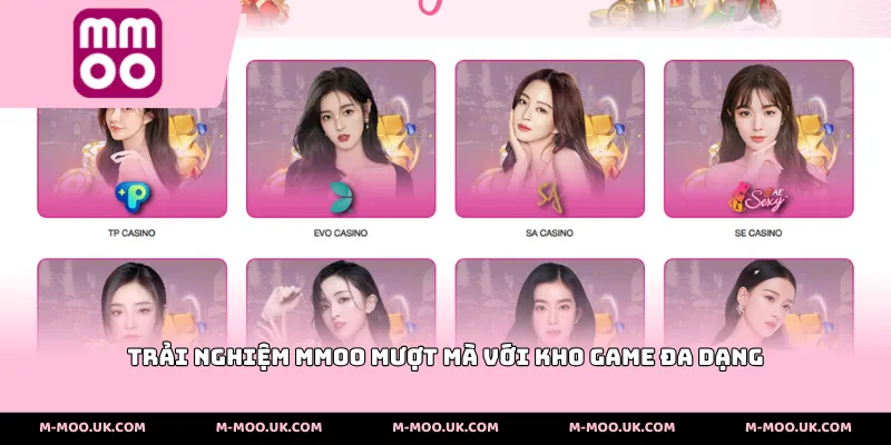 Trải nghiệm MMOO mượt mà với kho game đa dạng